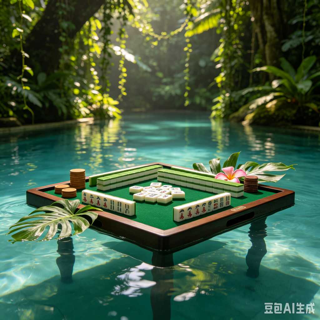 gradient blue mahjong tiles