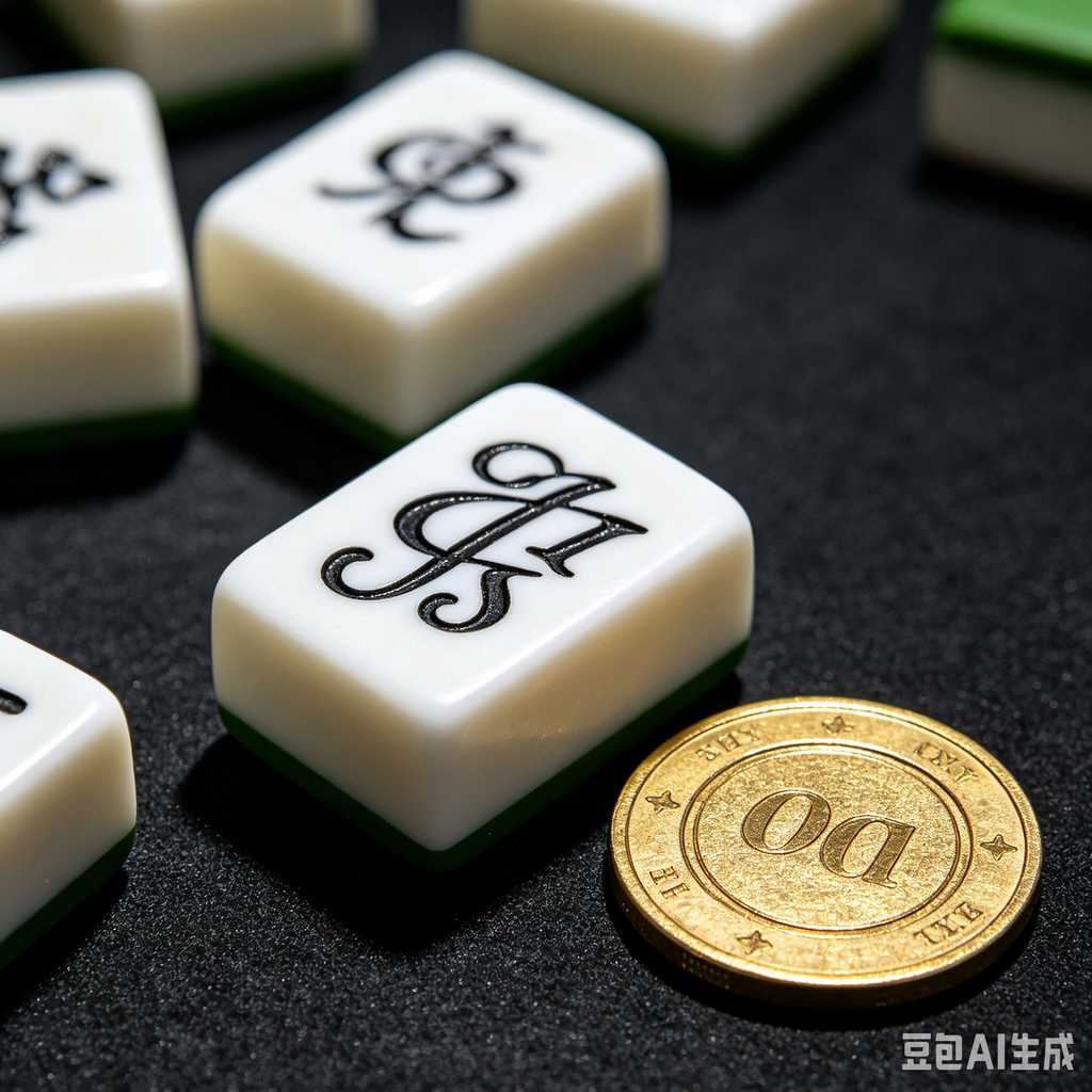 simulated ivory mahjong set